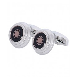 Montblanc Logo Silver Cufflinks